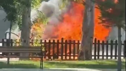 Antalya’da otomobil alev topuna döndü