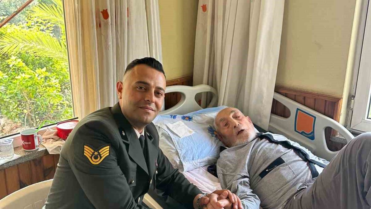 Askerlik Şubesi Başkanı Şahiner’den Kore Gazisi’ne anlamlı ziyaret