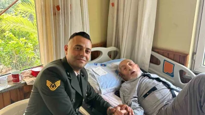 Askerlik Şubesi Başkanı Şahiner’den Kore Gazisi’ne anlamlı ziyaret