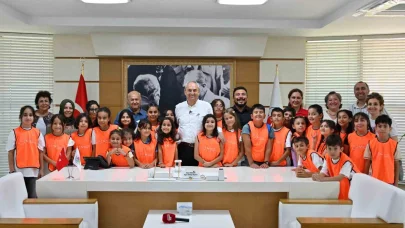 Çocuklar sordu, Başkan Kocagöz yanıtladı