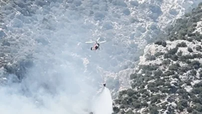 Finike’de orman yangını