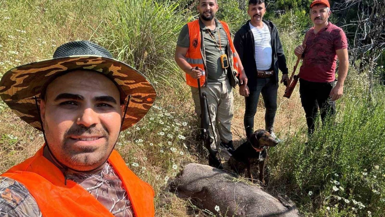 Antalya Gündoğmuş’ta domuz sürek avı düzenlendi
