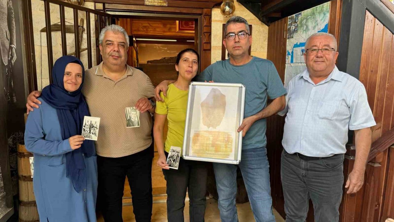 Restorasyon sırasında briketin içinden çıkan asker mektubu duygulandırdı