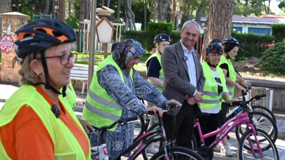 Kocagöz’den bisiklet eğitiminde kadınlara destek