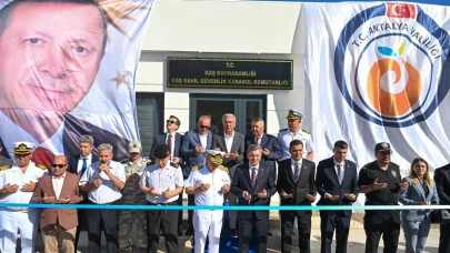 Kaş Sahil Güvenlik'e yeni bina