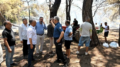 Muratpaşa, 19 araçla yangına müdahale etti