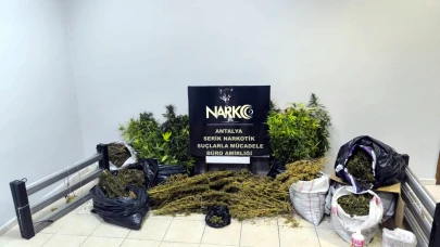 Serik'te uyuşturucu operasyonu