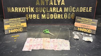 Antalya’da narkotik operasyonlarında 1 haftada çok sayıda uyuşturucu madde ele geçirildi