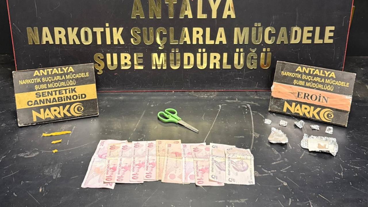 Antalya’da narkotik operasyonlarında 1 haftada çok sayıda uyuşturucu madde ele geçirildi