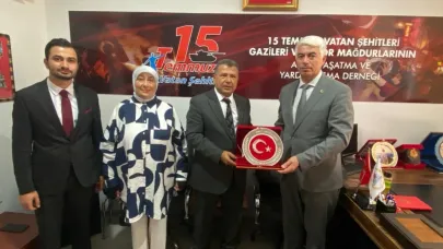 Tanrıöver'den 15 Temmuz Vatan Şehitleri Derneği'ne ziyaret