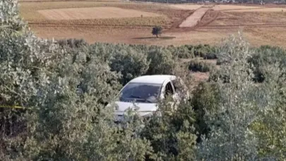 Otomobiliyle şarampole düşen sürücü öldü