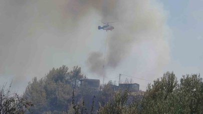 Alevler bir anda evinin yanına geldi, yaşlı adam kabusu yaşadı