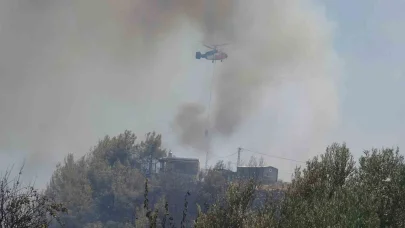 Alevler bir anda evinin yanına geldi, yaşlı adam kabusu yaşadı
