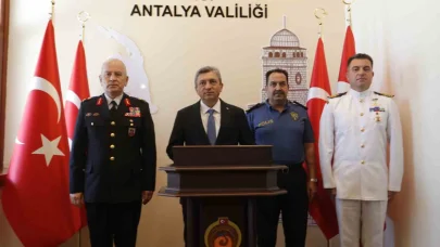 Antalya Valisi Şahin: "Antalya’da son bir haftada 37 yangın çıktı, 52 hektar alan yandı"