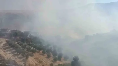 Antalya’da evlere yakın bölgede yangın