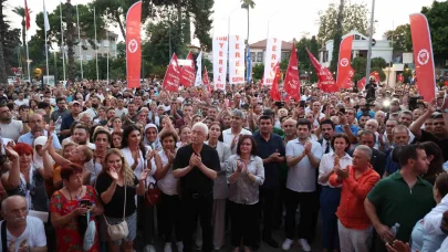 Antalya’da Muhittin Böcek’e destek mitingi
