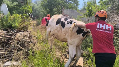 Antalya’da yerleşim yerlerini tehdit eden orman yangınında bazı evler tahliye edildi