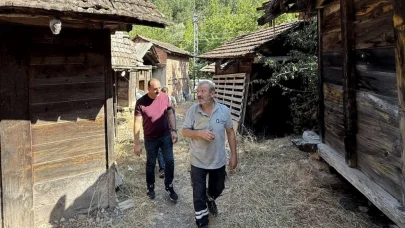 Başkan Kotan tarihi ambarları inceledi