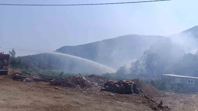 Kumluca’da makilik yangını 7 dakikada müdahale ile kontrol altın alındı