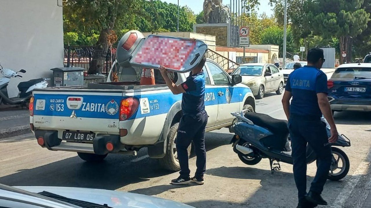 Manavgat Belediyesi, kamu alanlarını işgal eden uygulamalara karşı denetimlerini sürdürüyor