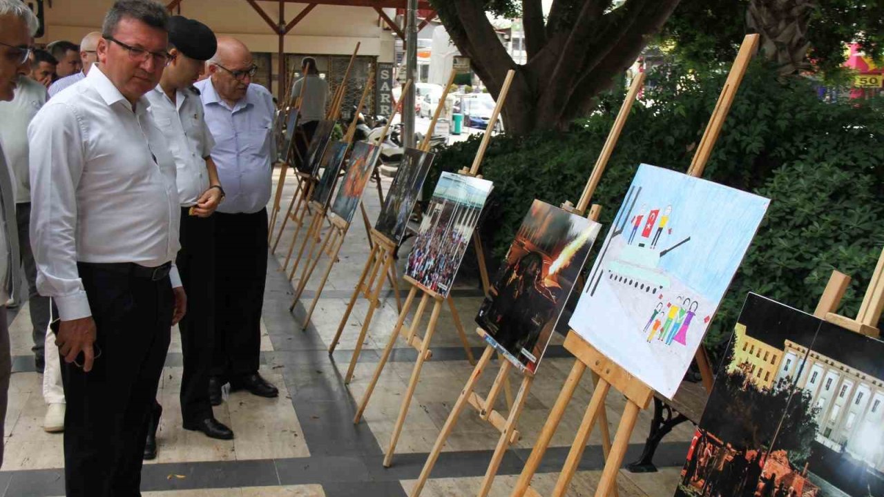 Serik’te "15 Temmuz Demokrasi ve Millî Birlik Günü" anısına fotoğraf sergisi açıldı