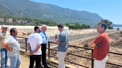 Turistik merkez Karaöz’de dere ıslahı