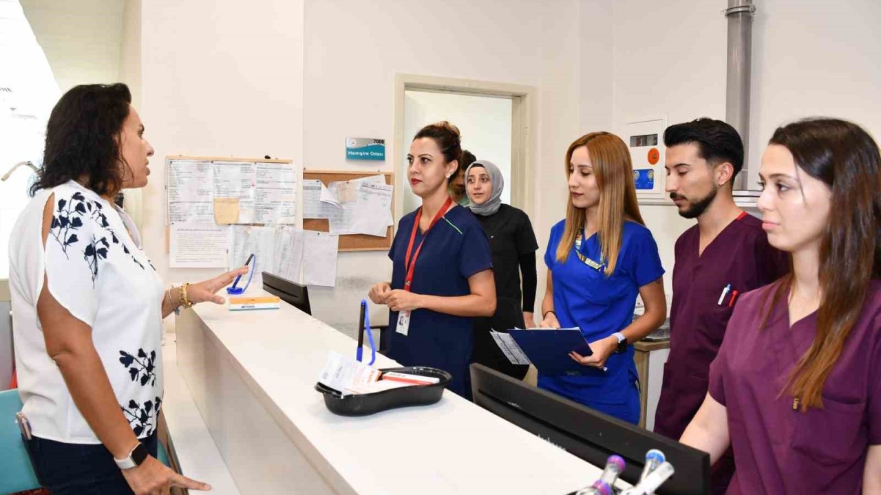 Yeni atanan başhekim ilk saha çalışmasını gerçekleştirdi