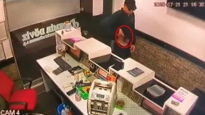 Oyuncak tabancayla döviz bürosunu soymaya kalkıştı