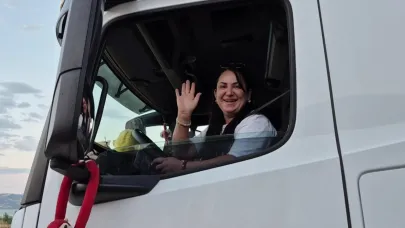TIR şoförü Nazan: İşimi severek yapıyorum, kadın şoförler çoğalsın istiyorum