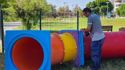 Köpek Eğitim Parkı'na yeni parkurlar