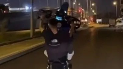 Motosikletle akrobatik hareketlere ceza