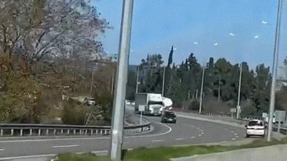 Ana yolda ters yönde ilerleyip drift atan sürücülere ceza yağdı