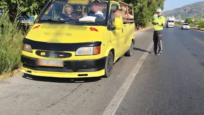 Antalya’da 1 haftada 14 bin 898 araç ve sürücüsüne idari para cezası