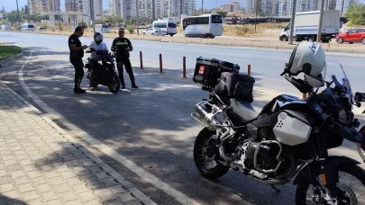 Antalya’da motosikletlere sıkı denetim: 33 araç trafikten men edildi
