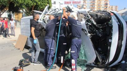 Kumluca'da kaza: 5 yaralı