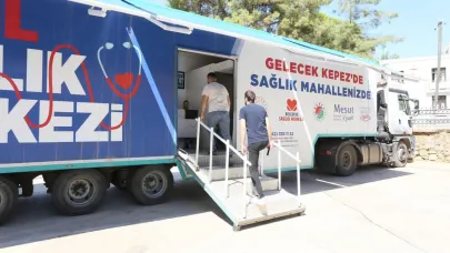Kepez’in Mobil Sağlık Merkezi’nden Dokumapark’ta kanser taraması