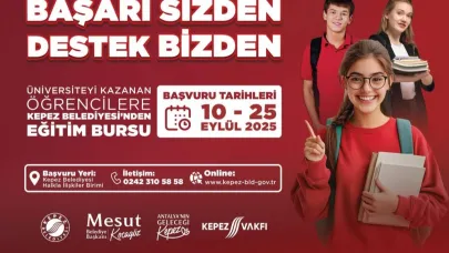 Kepez Belediyesi’nden üniversite öğrencilerine burs desteği