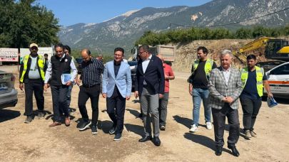 Atay Uslu, Elmalı- Finike yolunu inceledi