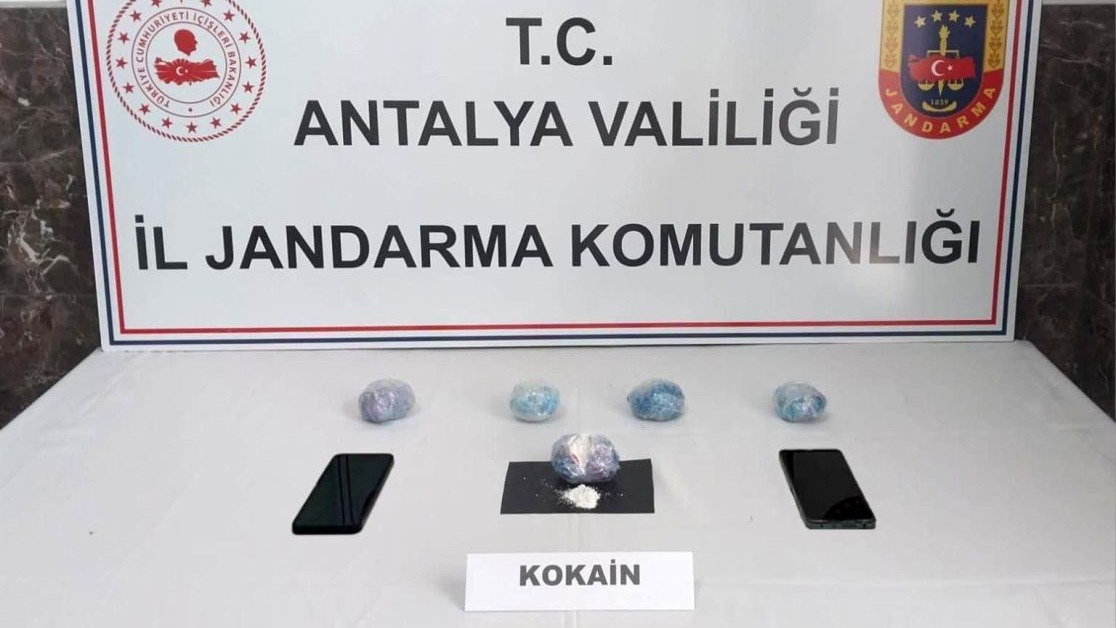 Alanya'da kokain operasyonu
