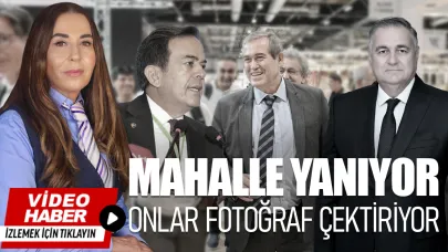Antalya yanarken onlar fotoğraf çektiriyor