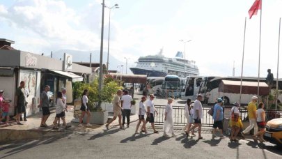 Alanya Limanı, yılın ilk 9 ayında 14 kruvaziyer gemisini ağırladı