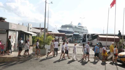 Alanya Limanı, yılın ilk 9 ayında 14 kruvaziyer gemisini ağırladı