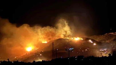 Alanya’da orman yangını sürüyor: Rüzgar müdahaleyi zorlaştırıyor