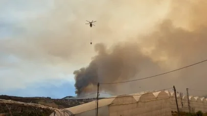 Alanya’daki orman yangını yeniden alevlendi