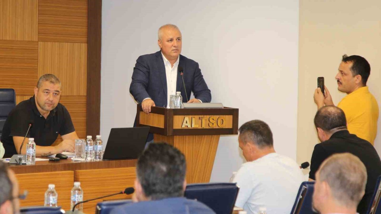 ALTSO Başkanı Eray Erdem: "İş dünyamızın alın teri ekspertiz raporlarıyla yok sayılıyor"
