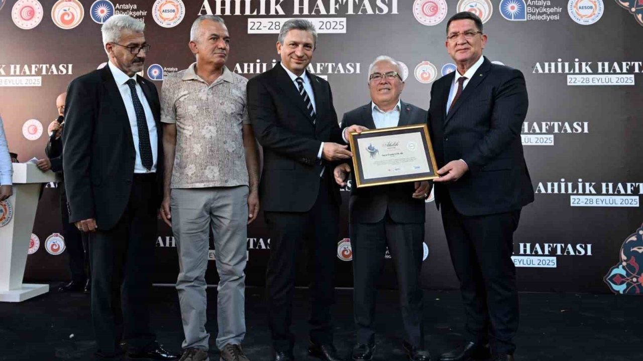 Antalya’da Ahilik Haftası kutlandı
