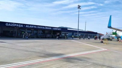 Gazipaşa-Alanya Havalimanı’nda rüzgar nedeniyle bazı uçuşlar iptal edildi