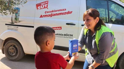 Halk süt 2025 yılında 10 bin çocuğa ulaştırıldı