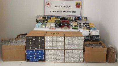 Kaş’ta jandarmadan kaçak sigara operasyonu