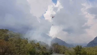 Kemer’de ormanlık alanda çıkan yangın büyümeden kontrol altına alındı